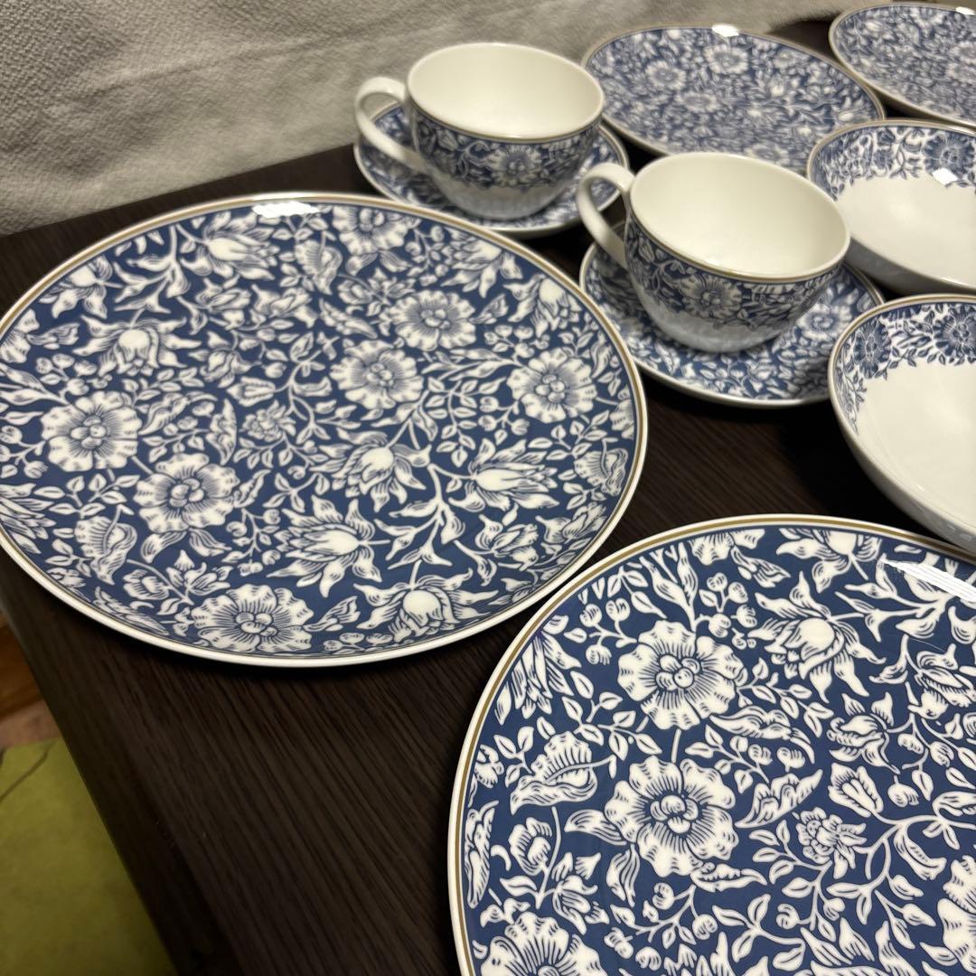 タッパーウェア ウィリアム・モリス【テーブルウェア マロウ12点セット】