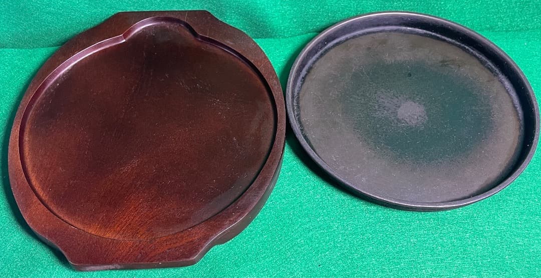 鉄ステーキ皿22cm（丸型) 鉄板３２枚、木板３９枚