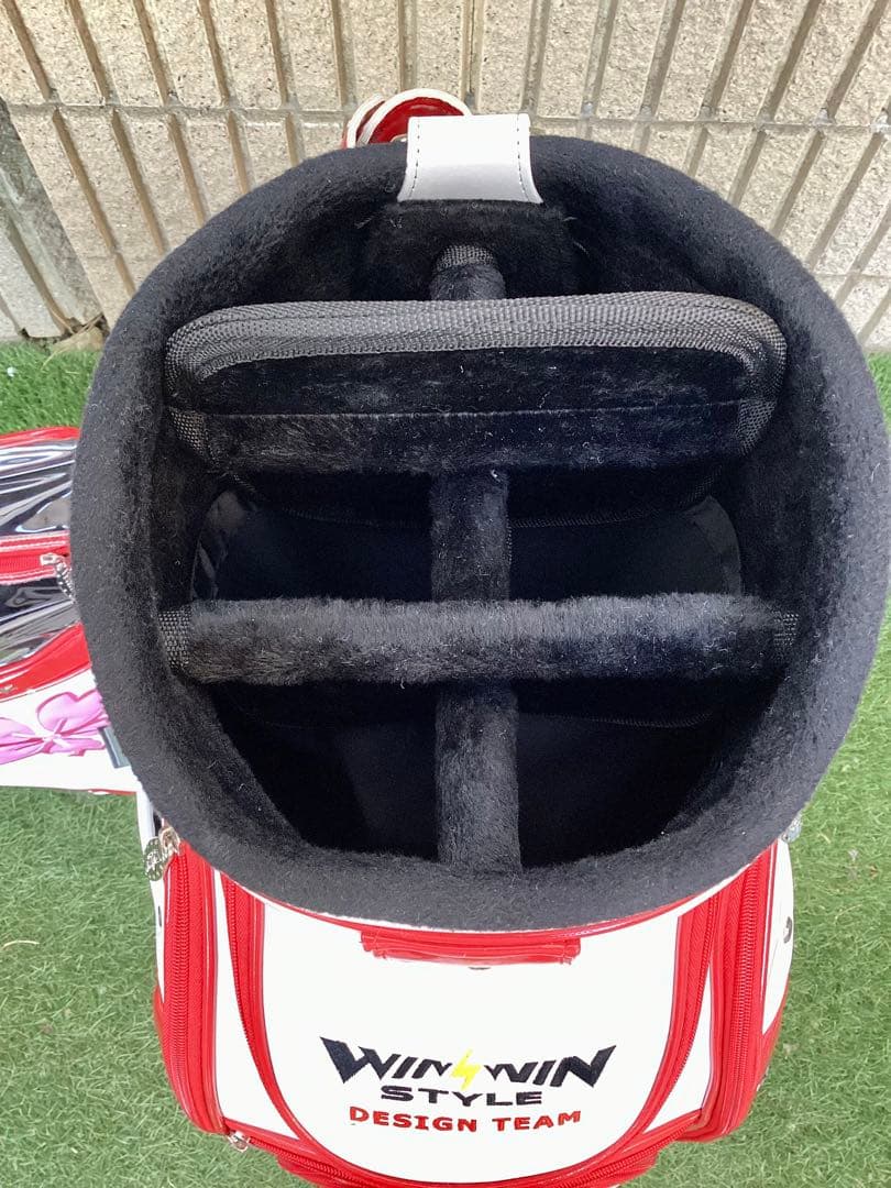 訳ありウィンウィンスタイル日本一キャディバッグ タグ付き未使用品