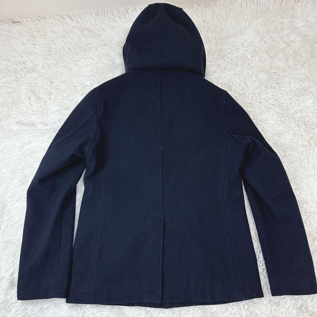 uniform experiment Pコート ダブルブレスト フード取外し可能