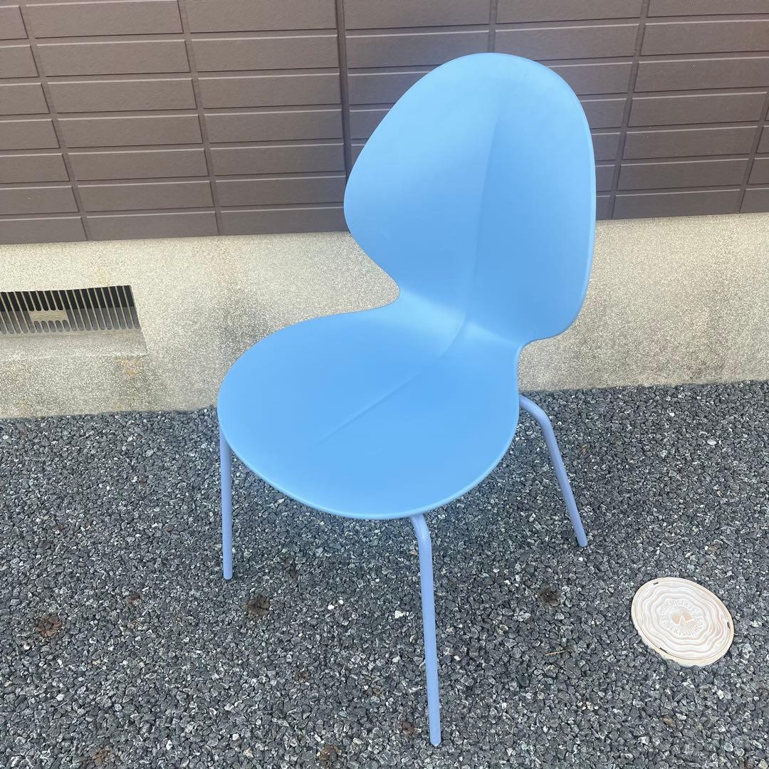 Calligaris カリガリス バジルチェア BASILブルーホワイト　2脚