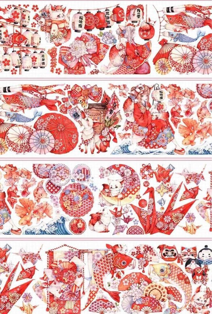 海外マステ　まとめ売り　櫻狸　専属熊熊　狐桃夹子　赫蘭荘園　巴斯特的守护