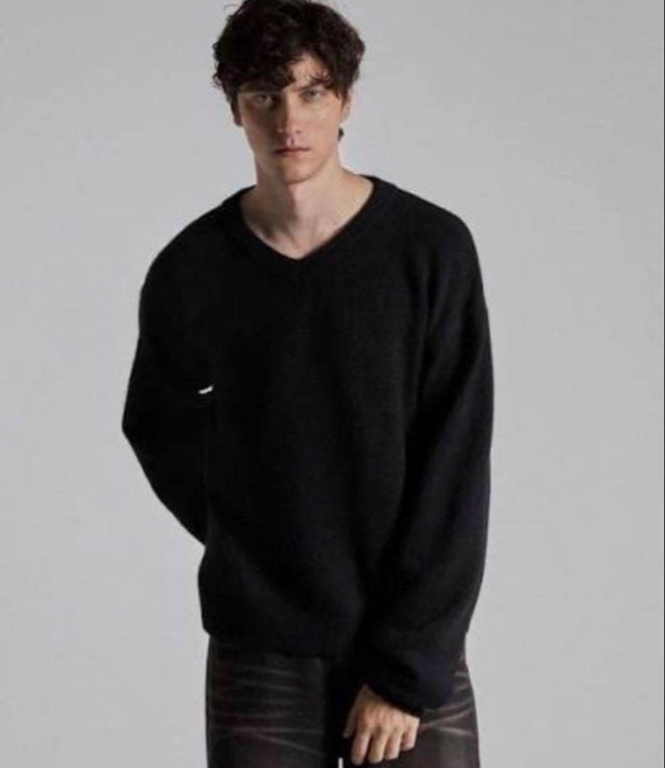 ベーシックニットプルオーバー Parts Lab. ブラック S