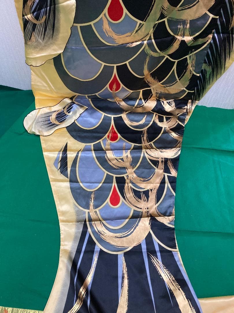 SKO75 鯉のぼり単品３m　 黒鯉　 単品鯉のぼり３m 　お父さん鯉　黒