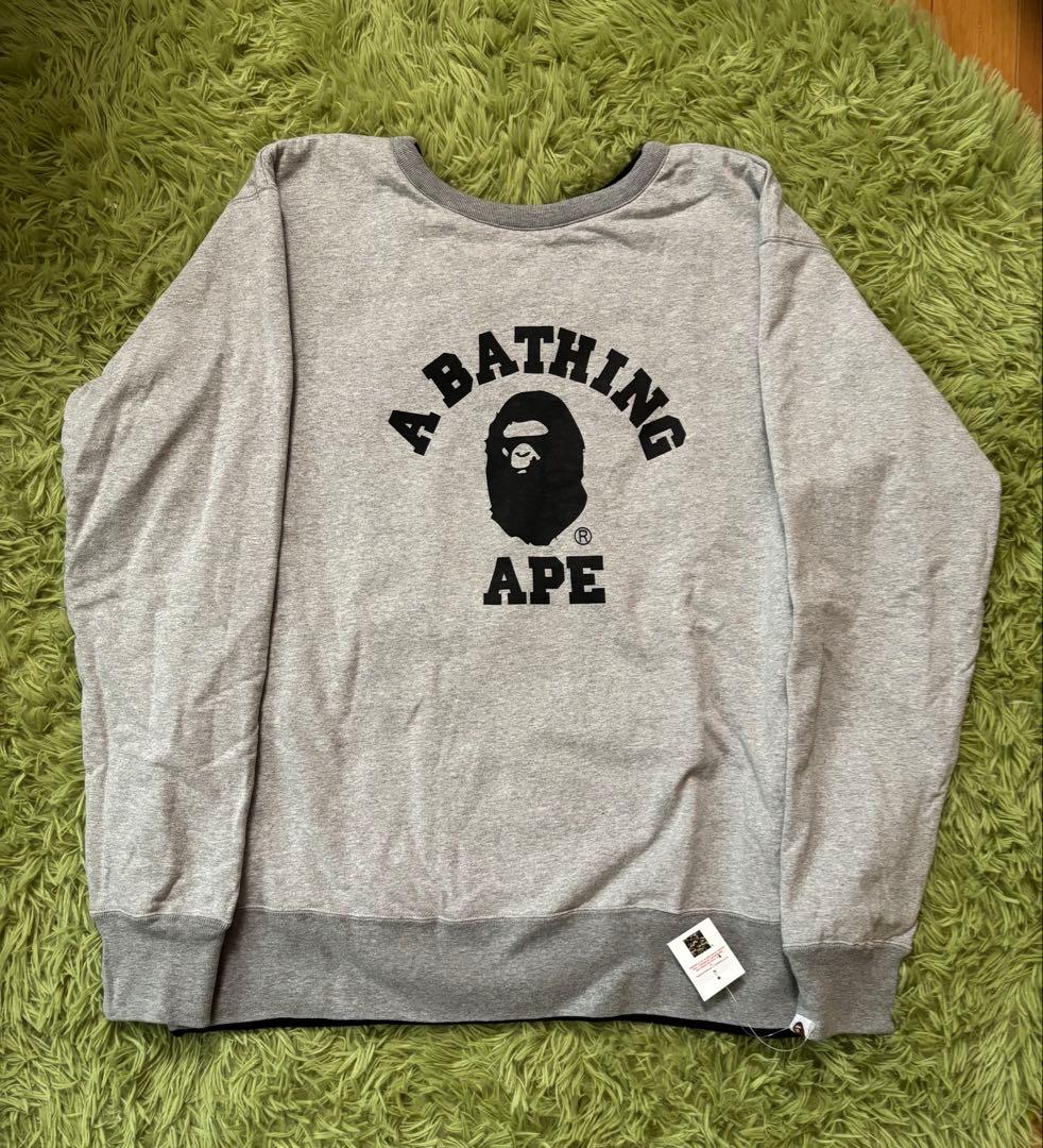 エイプ リバーシブル スウェット L