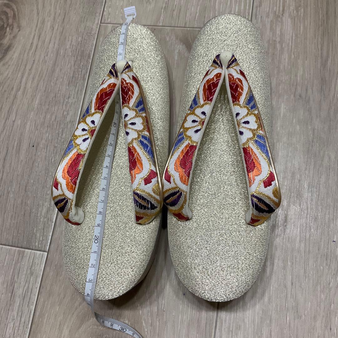 未使用◆御誂◆特選◆一輪館◆白梅◆草履和装バックセット◆本革使用◆24cm