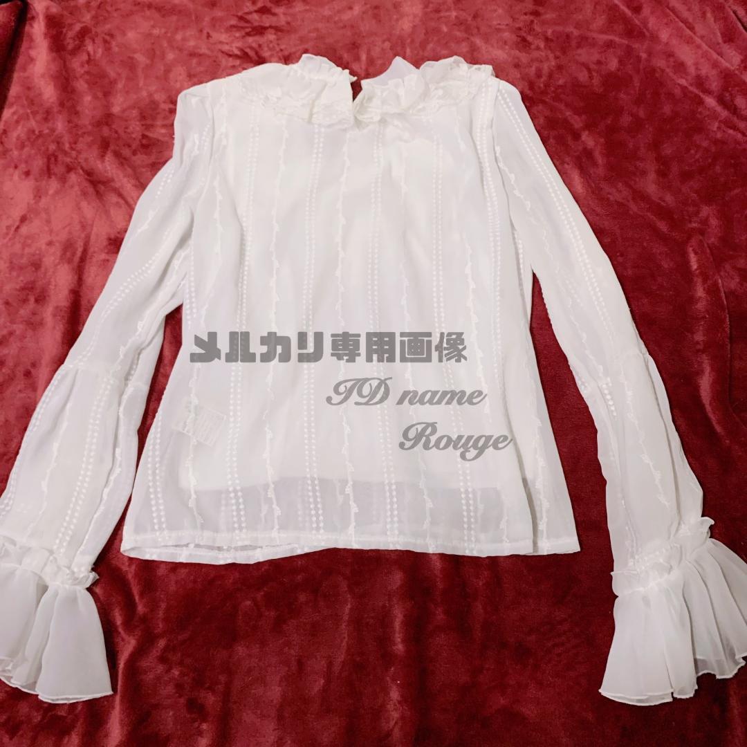 新品未使用　MR corset　MAJOH　リボンブラウス　薔薇　レース　天使