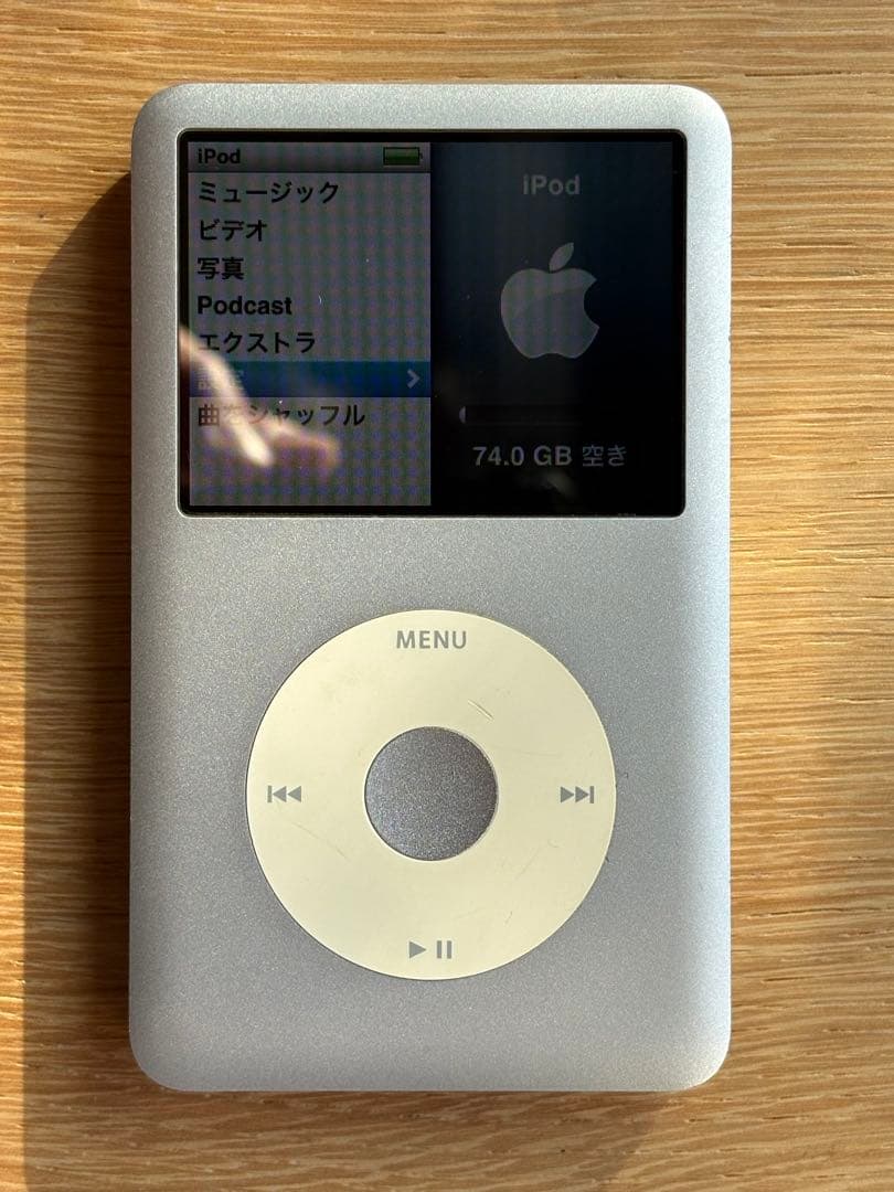 動作確認済　Apple iPod classic 80gb a1238 シルバー