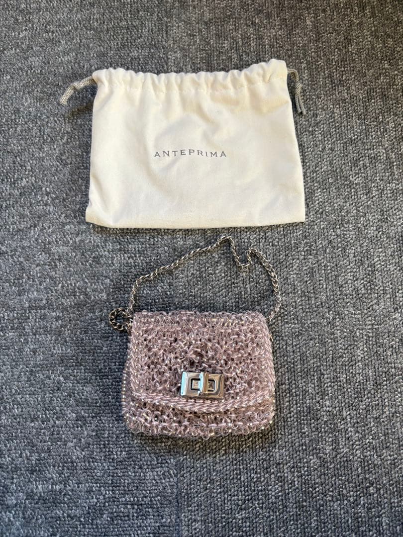 【美品】ルッケット ミニアトゥーラ/パウダリーピンクシルバー