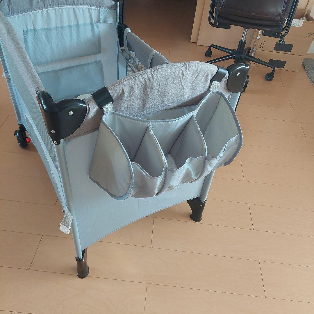 『kennkari』折りたたみ　ベビーベッド　ベビーサークル