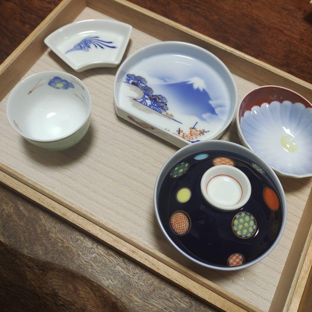 深川製磁　官窯吉祥文様　お祝揃セット