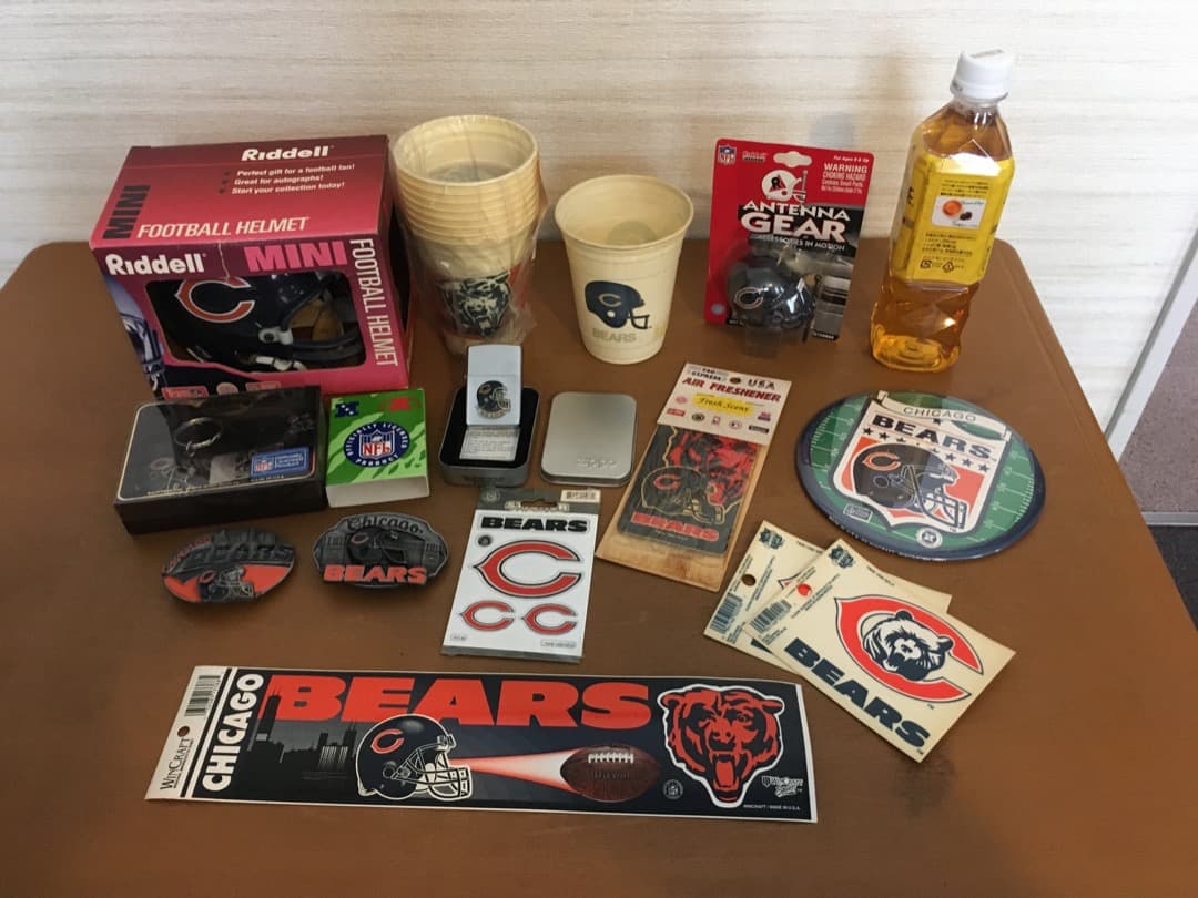 未開封・中古 NFL シカゴ・ベアーズ グッズ スーパーセット