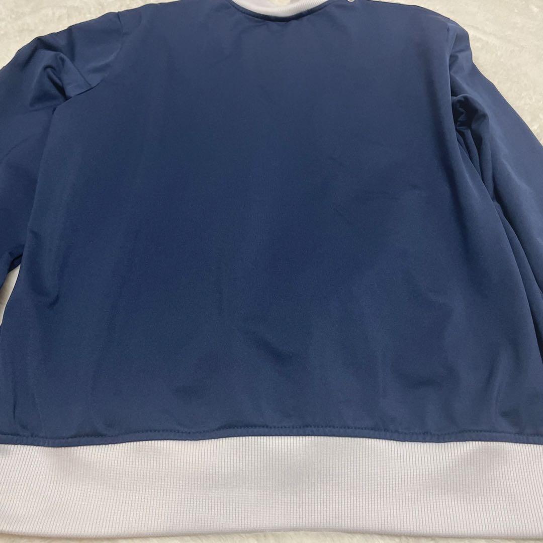 90s 2XLアンブロUmbro トラックジャケット　ネイビー　ジャージ