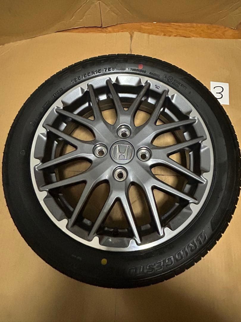 NBOXカスタムターボ【JF5】　15インチ純正ホイール＋タイヤ　4本セット