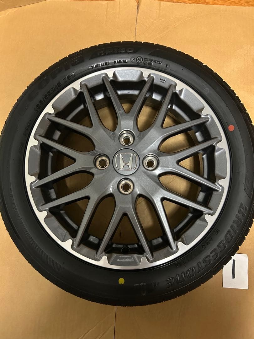 NBOXカスタムターボ【JF5】　15インチ純正ホイール＋タイヤ　4本セット