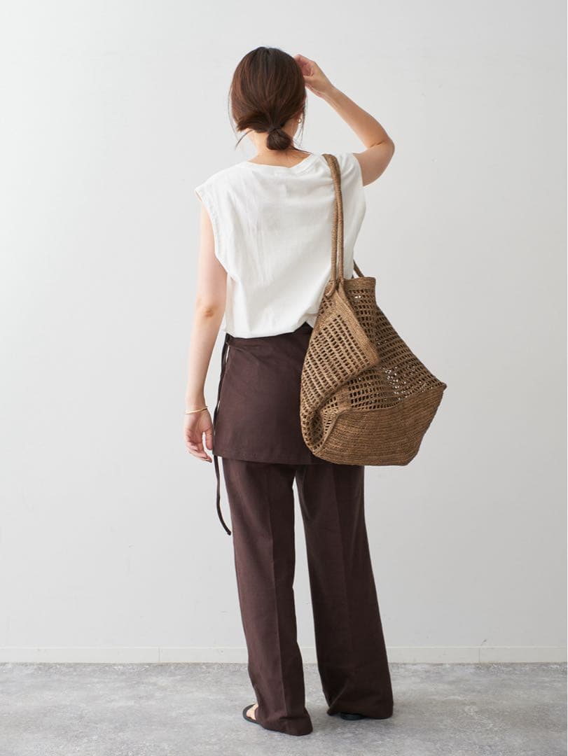 MADE IN MADA【新品】HIT BAGラフィアバッグ