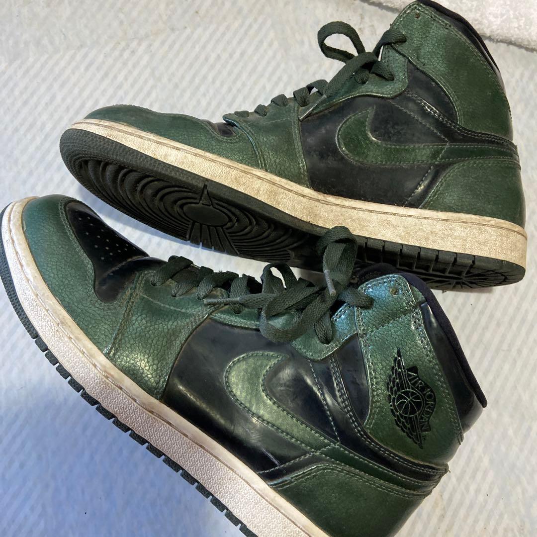 Nike エアジョーダン ハイカットシューズ グリーン/ブラック