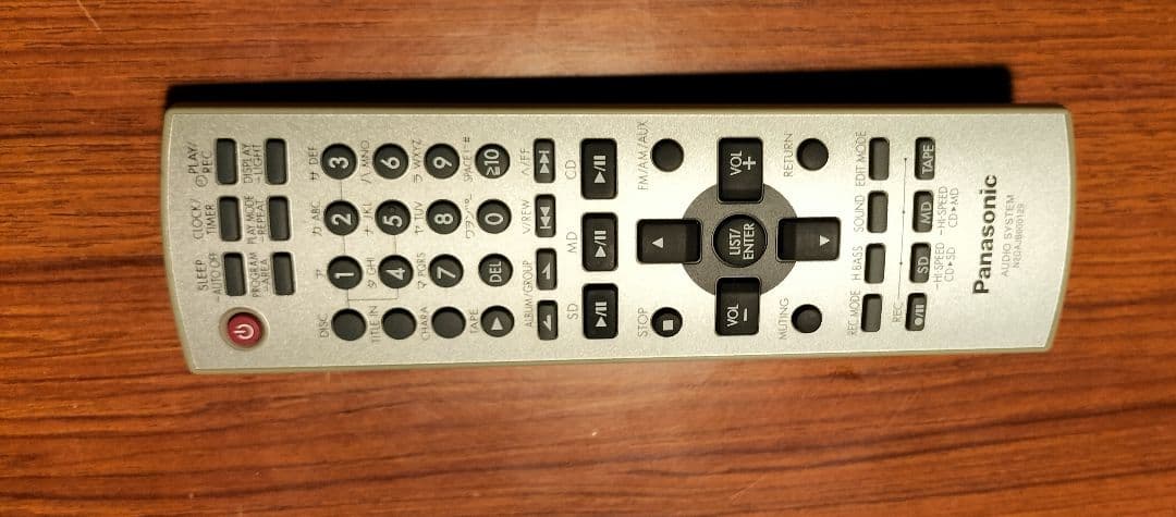 panasonicミニコンポSA-PM710SD取扱い説明書リモコン付き