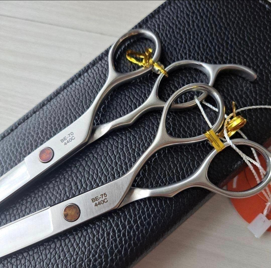 新品★フェニーチェ ストレートシザー★ギザ刄★トリミングばさみ★7インチ