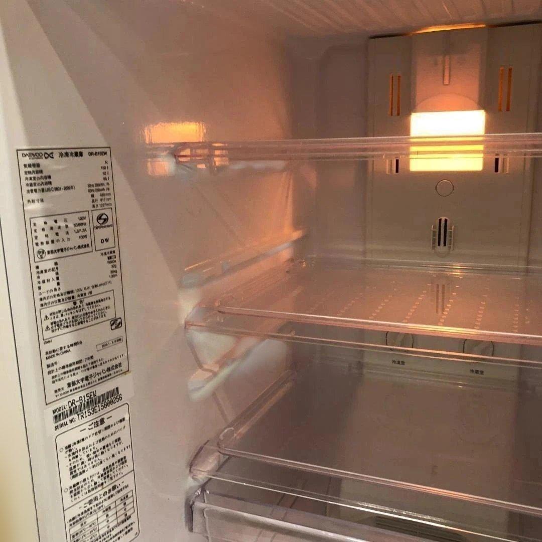 冷蔵庫 DR-B15EW 2015年製 DR-B15EW 250601-1