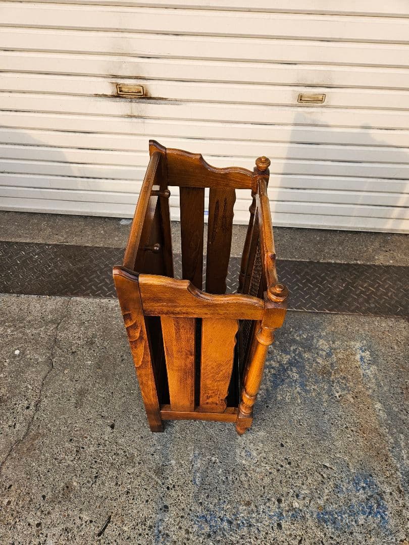 ヴィンテージ Karimoku オールドカリモク 傘立て コロニアル アンブレラ