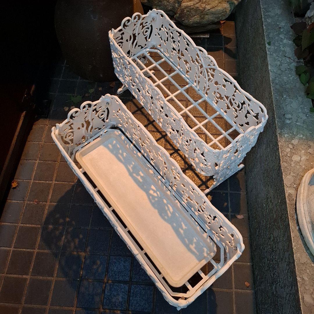 No.伊太利亜館　プランターポット　アンティーク　ガーデニング2セット