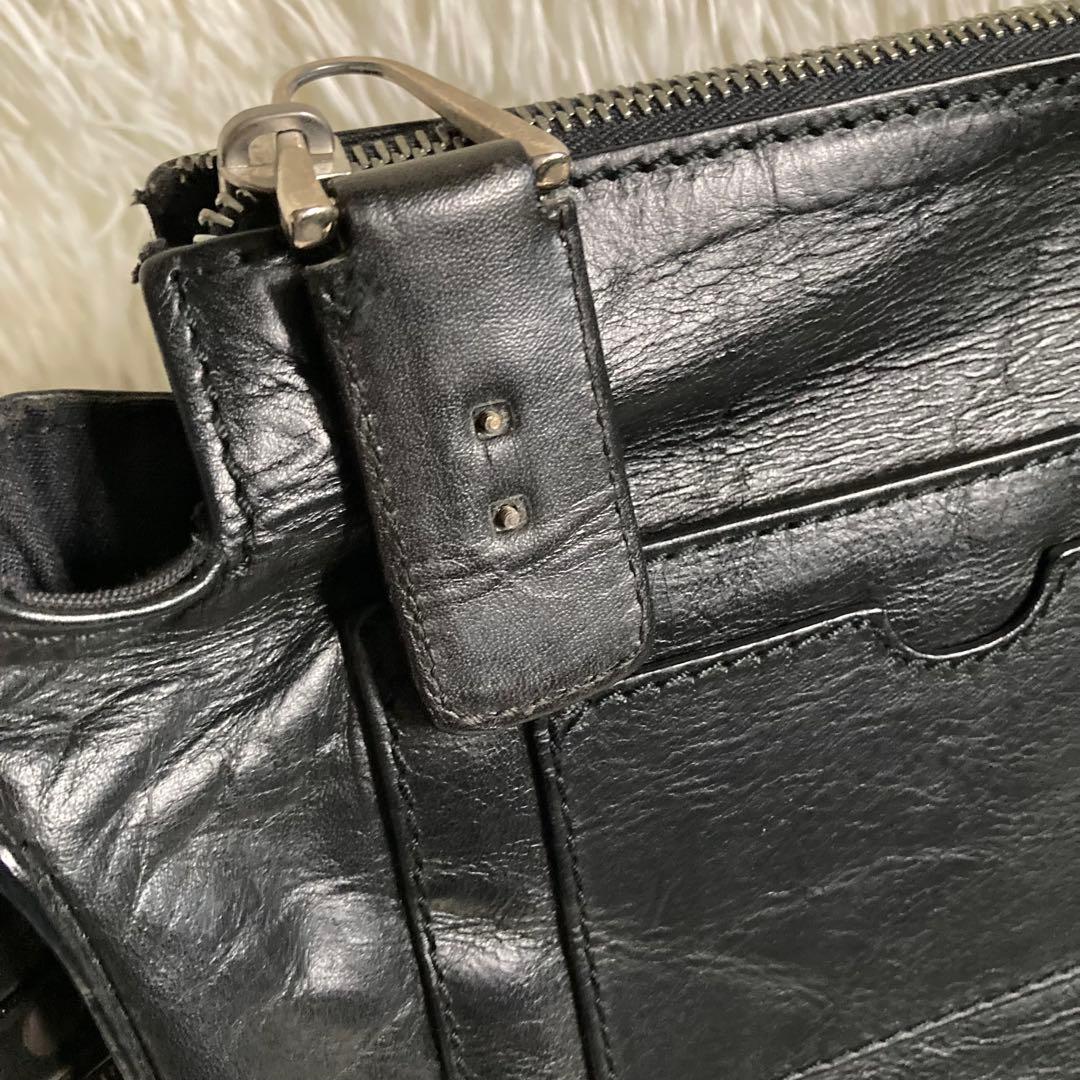 ＊k＊ BALLY バリー ショルダーバッグ メッセンジャーバック　レザー
