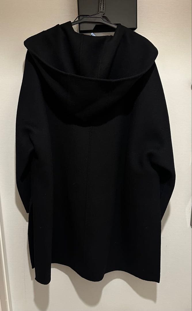 ebure　 リュクスビーバーフーデットショートコート