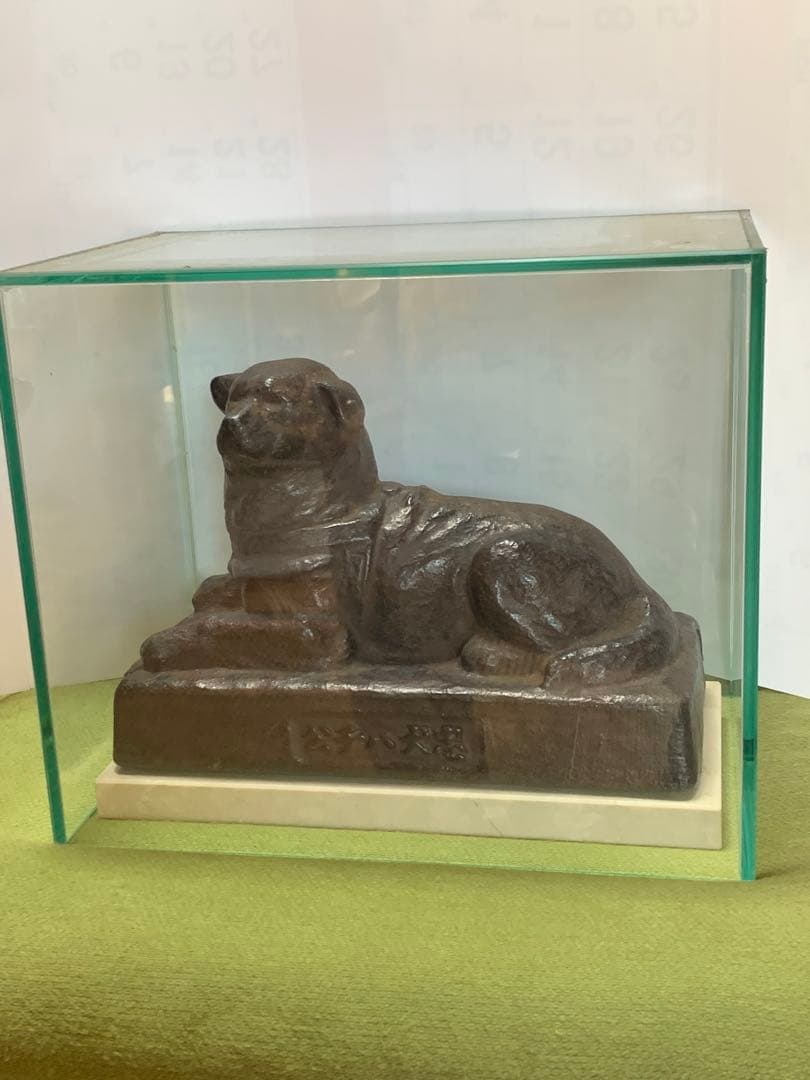 骨董品　ハチ公　渋谷駅　忠犬　像・大内青圃