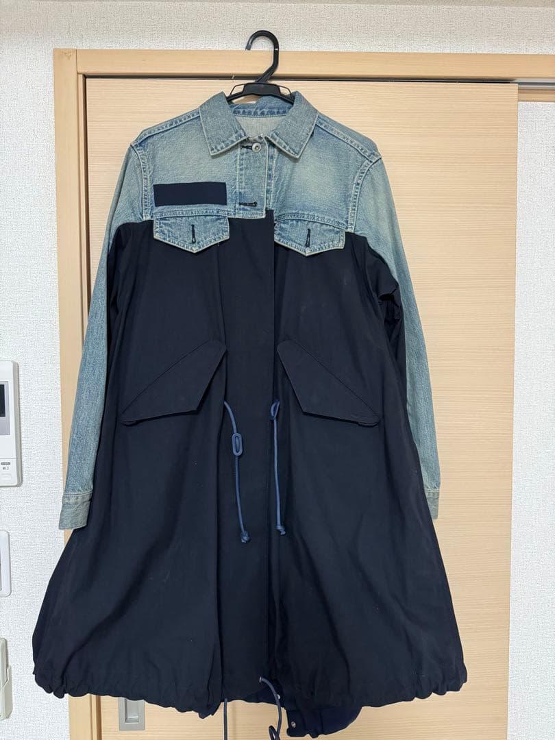 sacai　19AW Denim Docking Mods Coat
