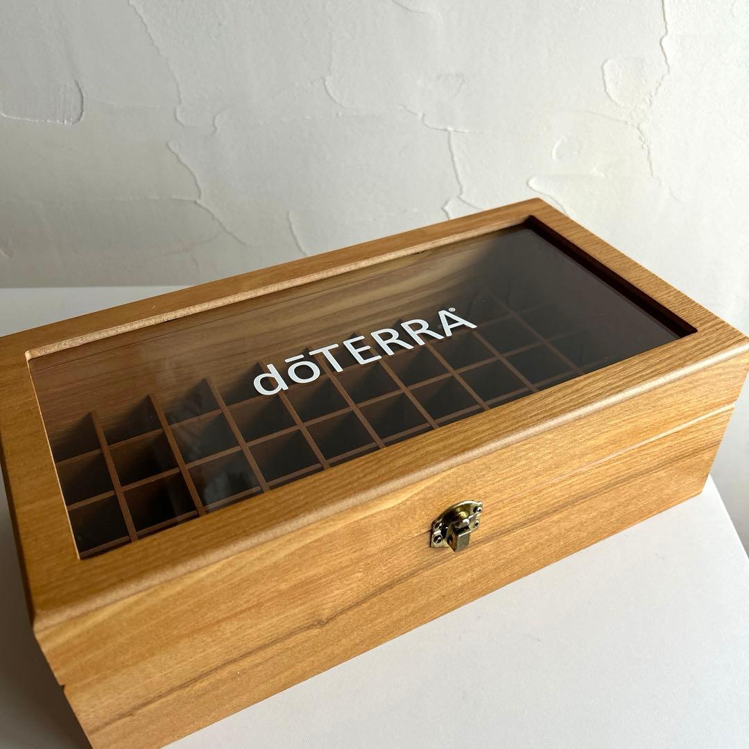 dōTERRA 木製ウッドボックス50本収納