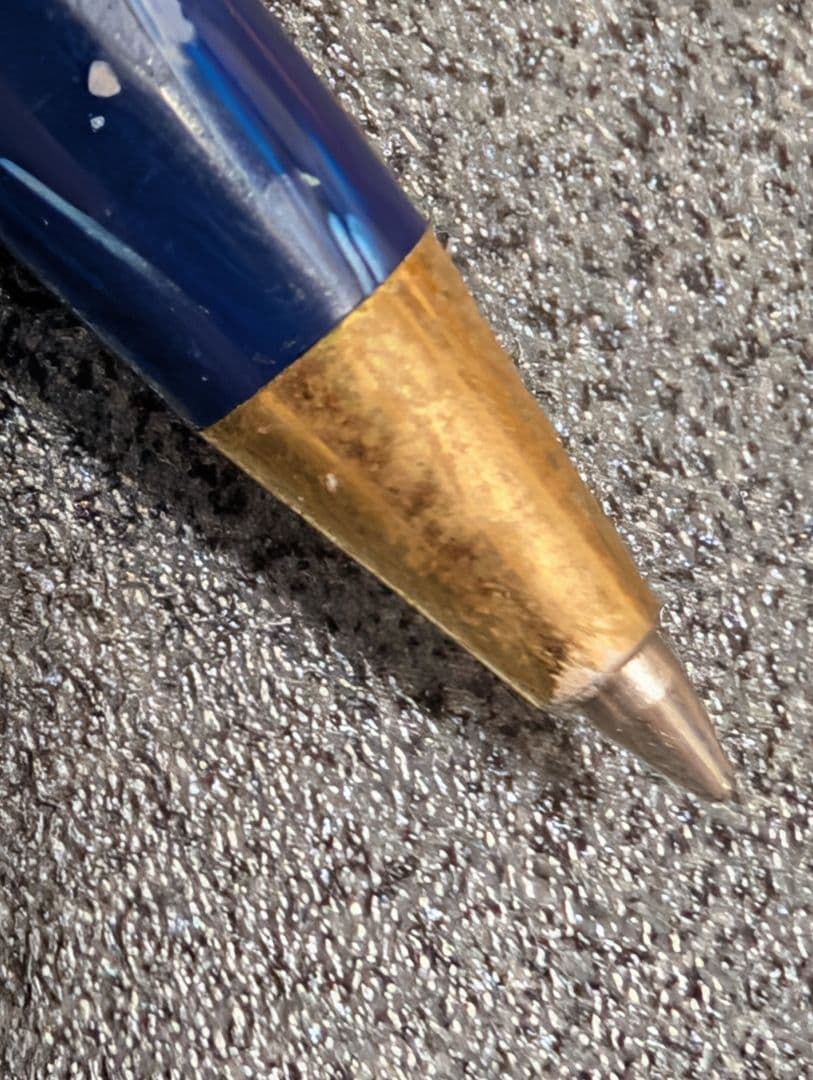 青いマーブル模様 ボールペン 本体