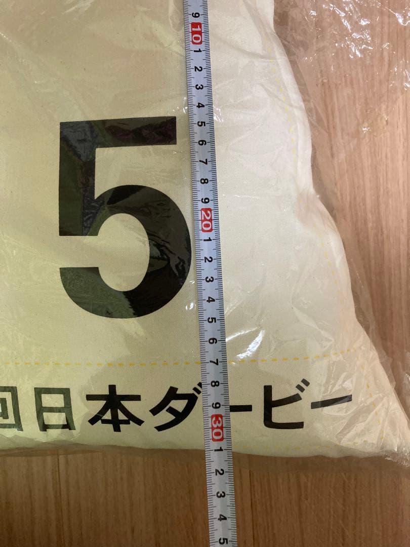 新品　ゼッケン型　クッション　ディープインパクト