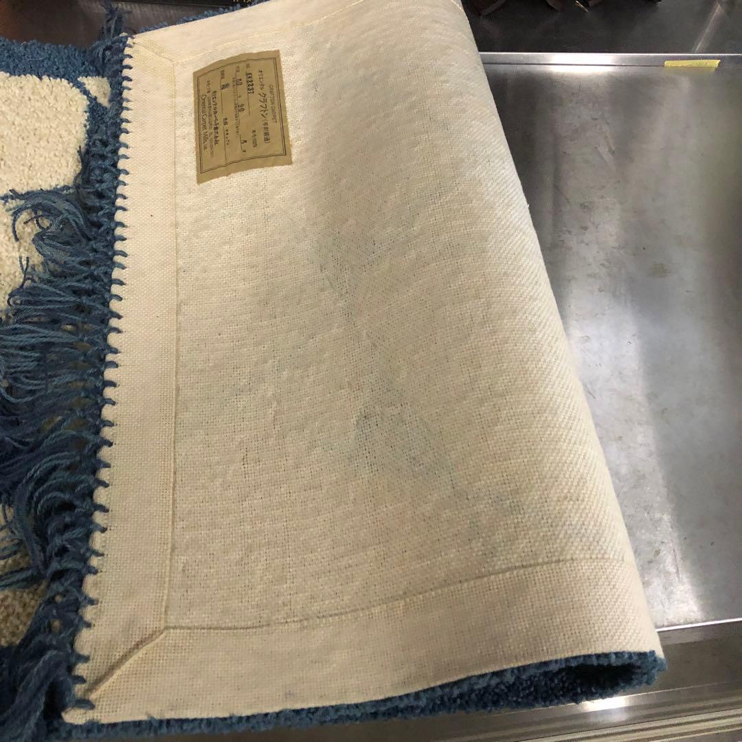 希少 オリエンタルカーペット クラフトン 山形緞通 絨毯 60×90cm 未使用