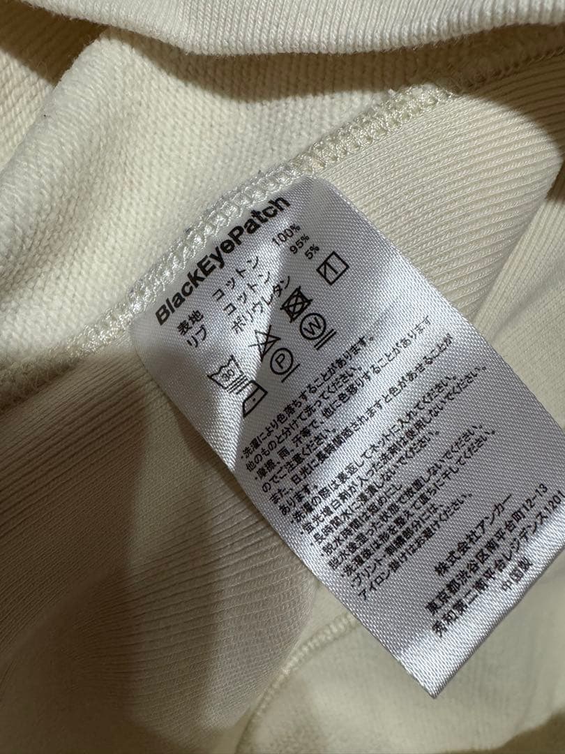 ブラックアイパッチ THE BLACK EYE PATCH 取扱注意 スウェット