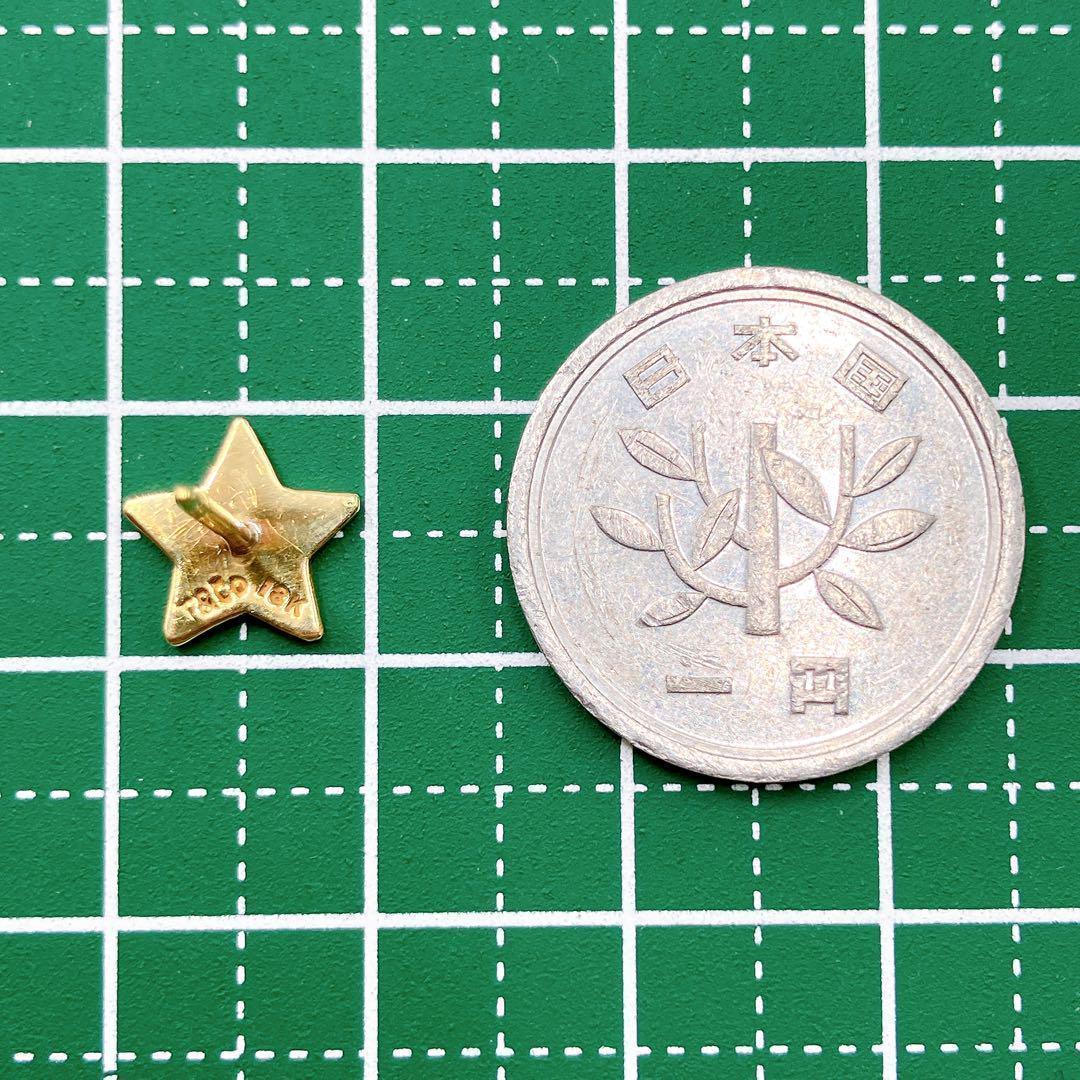 レア オールドティファニー スター ピアス ゴールド k18
