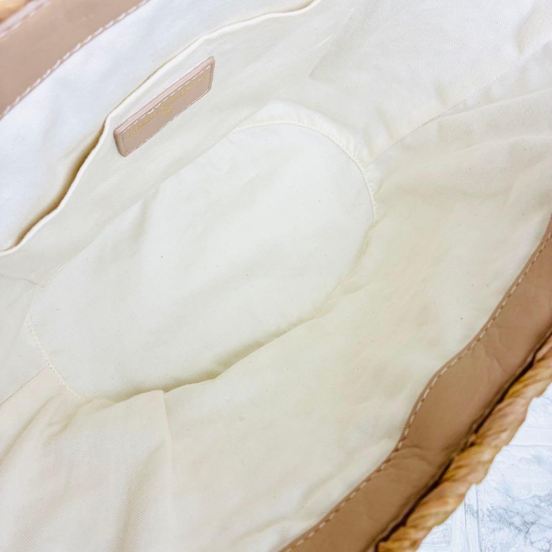 ★ ヘレンカミンスキー　人気　カゴバッグ　美品　大容量　ラフィア　トート