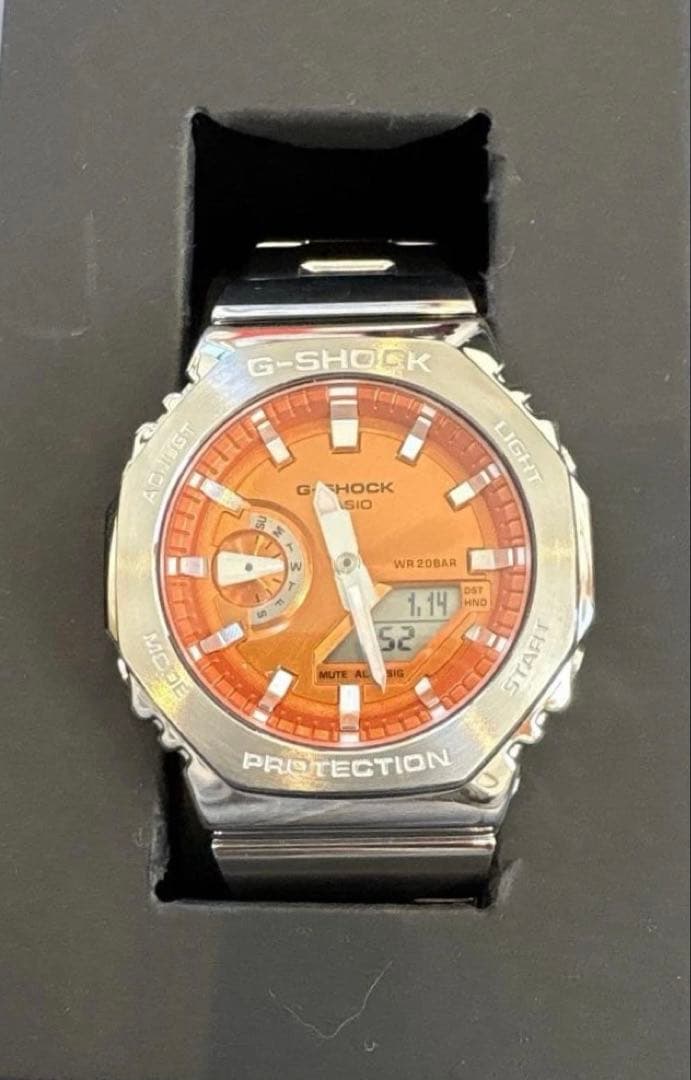 【新品・未使用】CASIO G-SHOCK GM-2110D-4AJF オレンジ