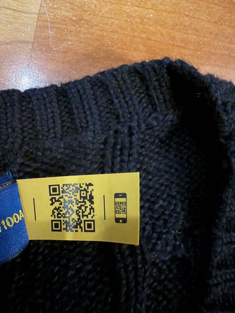 Polo Ralph Lauren ブラック ケーブルニット Lサイズ