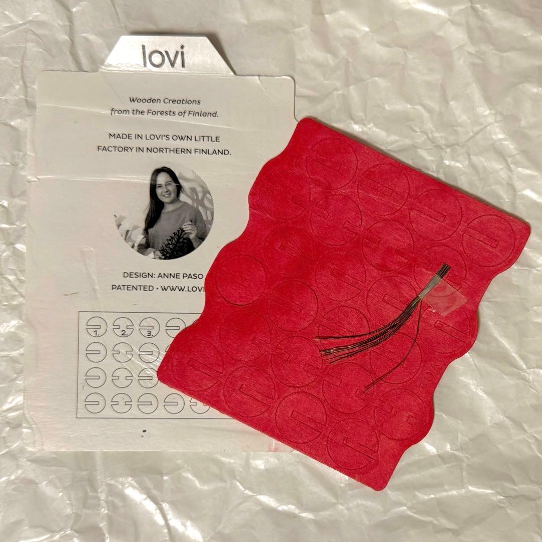 新品☆lovi ロヴィもみの木 クリスマスツリー 50㎝ ミニボール ミニバード