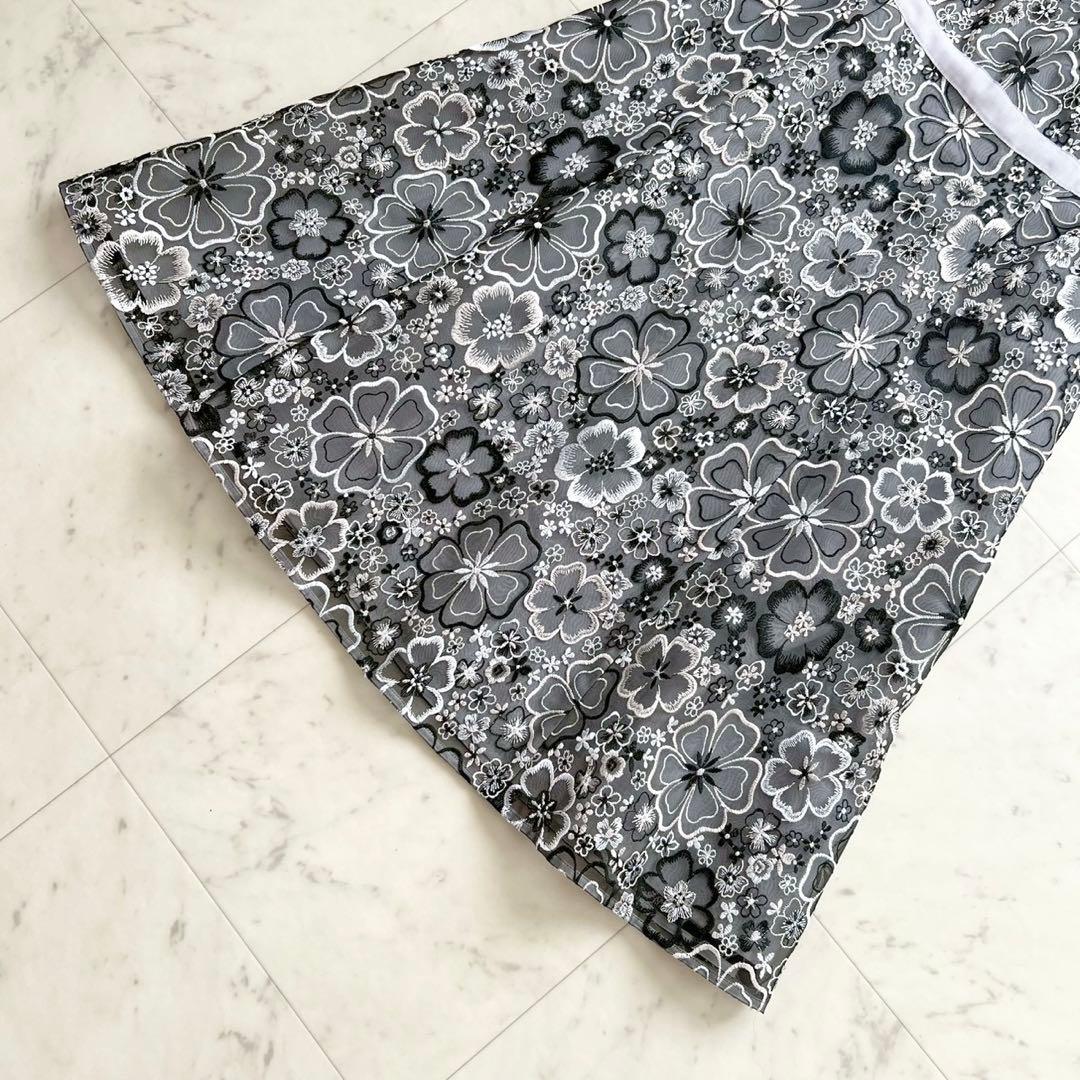 タグ付 TOCCA 洗える PRIMULA プリムラ ドレス フラワー刺繍