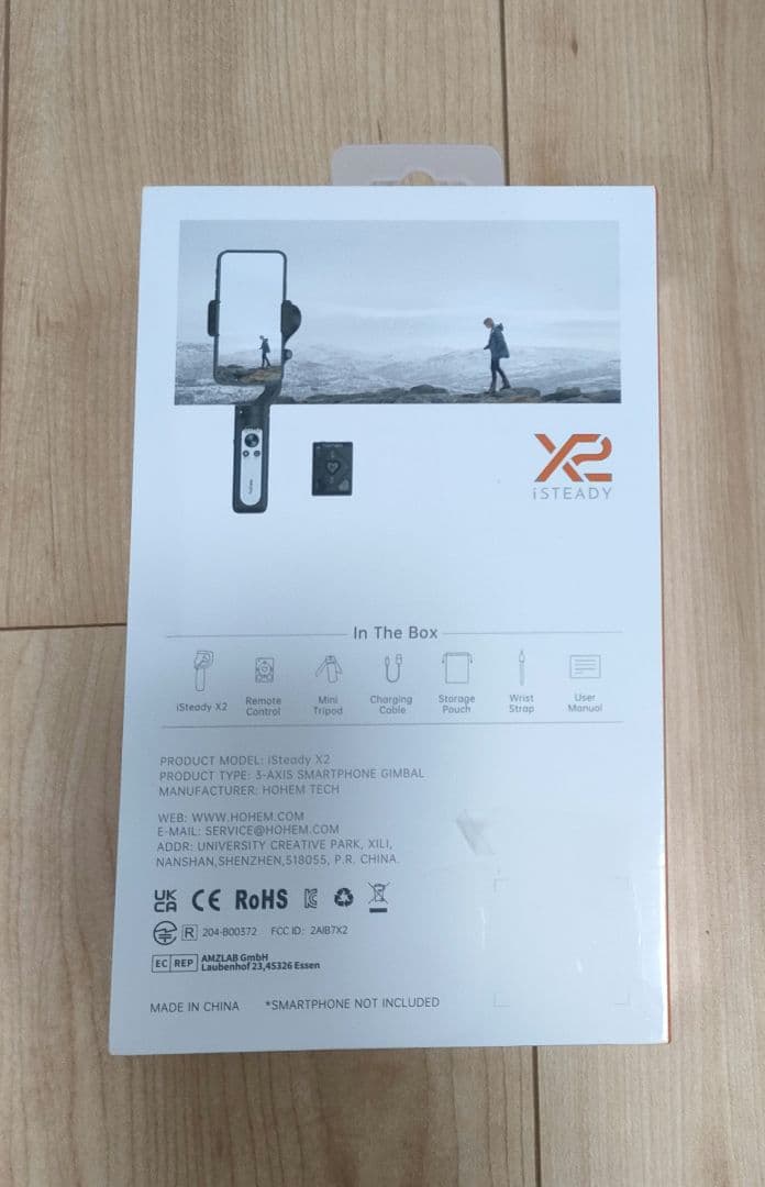 スタビライザー iSteady X2　hohem
スマホジンバル 折りたたみ式