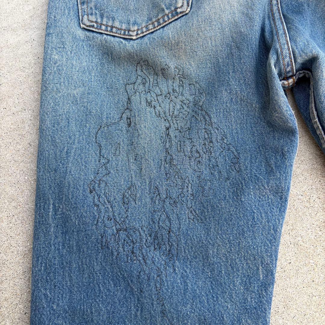 80s USA製 Levi's 501ハチマル 66後期 w36 L36