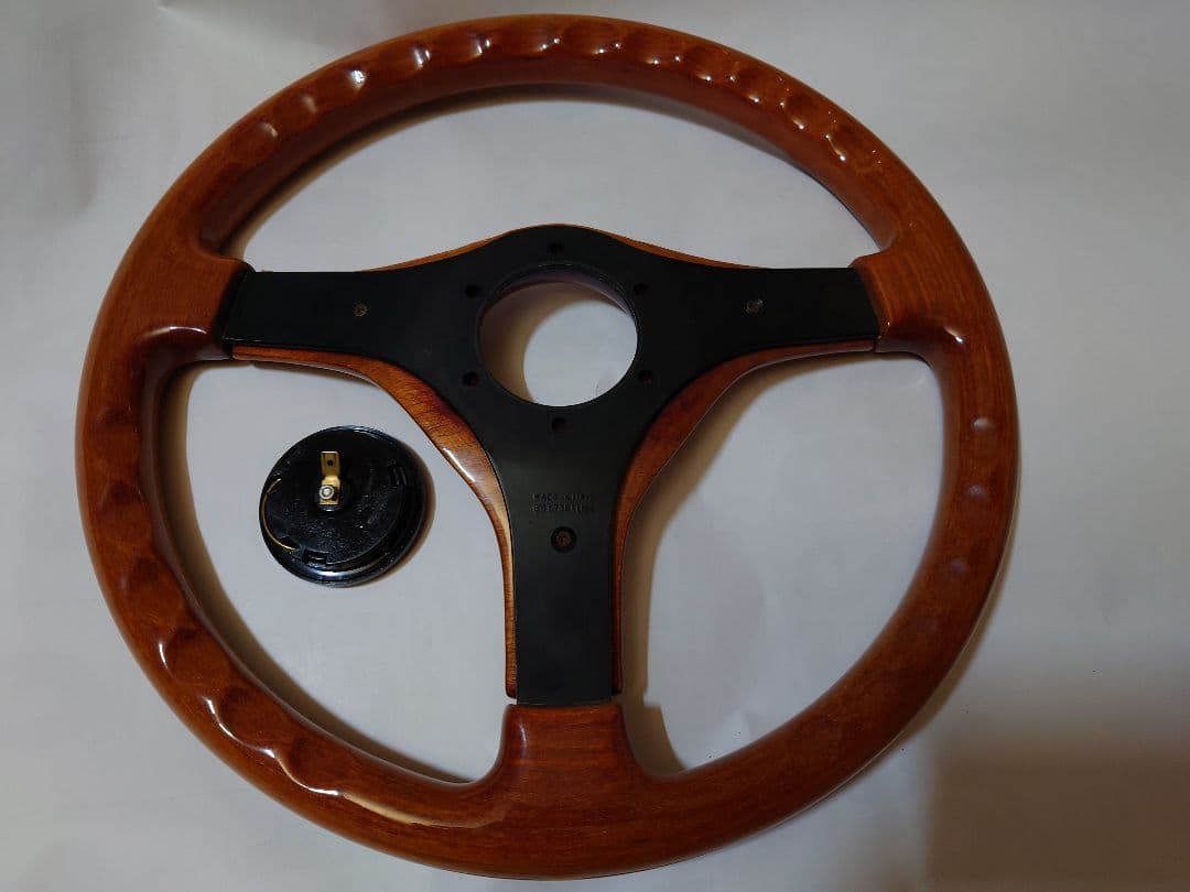 Michellotti ウッド ステアリング 　ミケロッティ当時物！旧車！