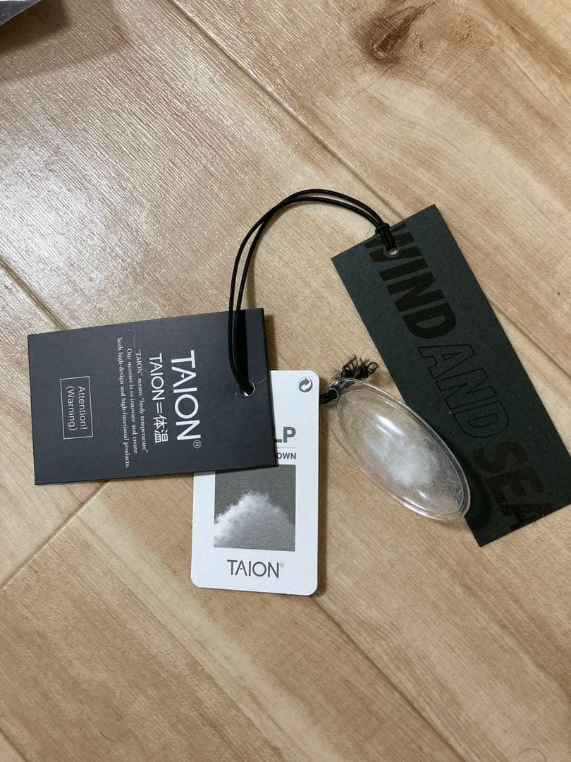 美品　WIND AND SEA × TAIONダウンベストXL