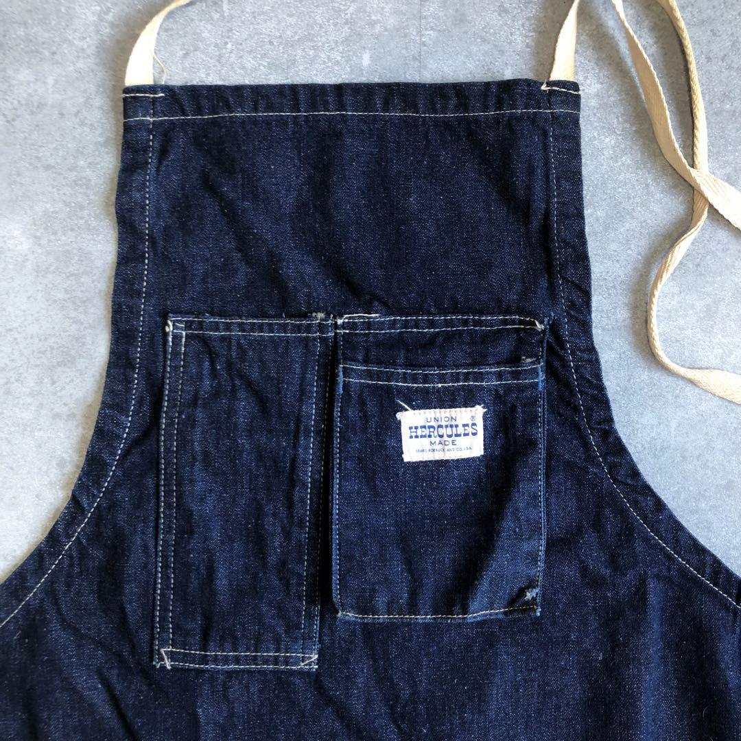50s HERCULES ヘラクレス ディープインディゴ デニムエプロン