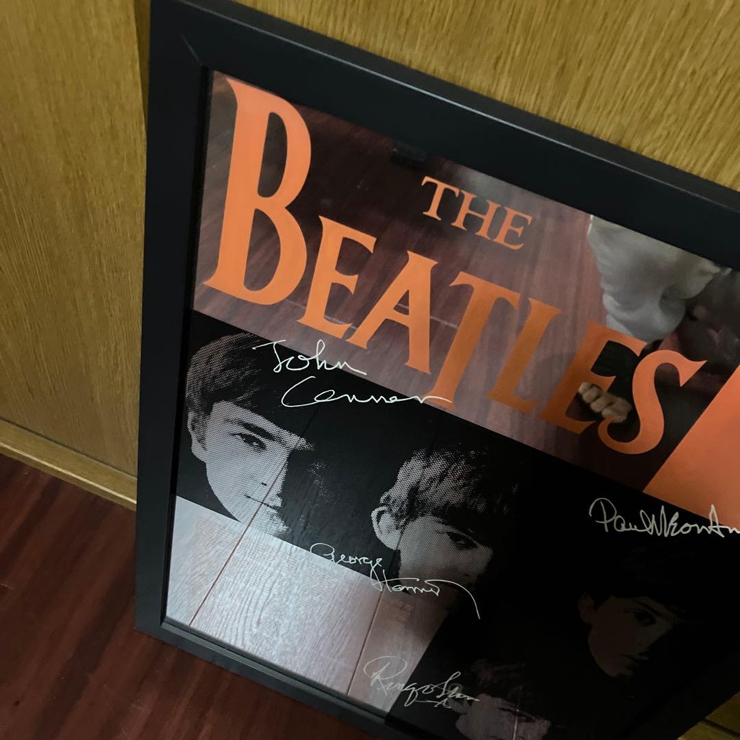 ビートルズ　Beatles パブミラー　鏡　インテリア　ディスプレイ　ビンテージ