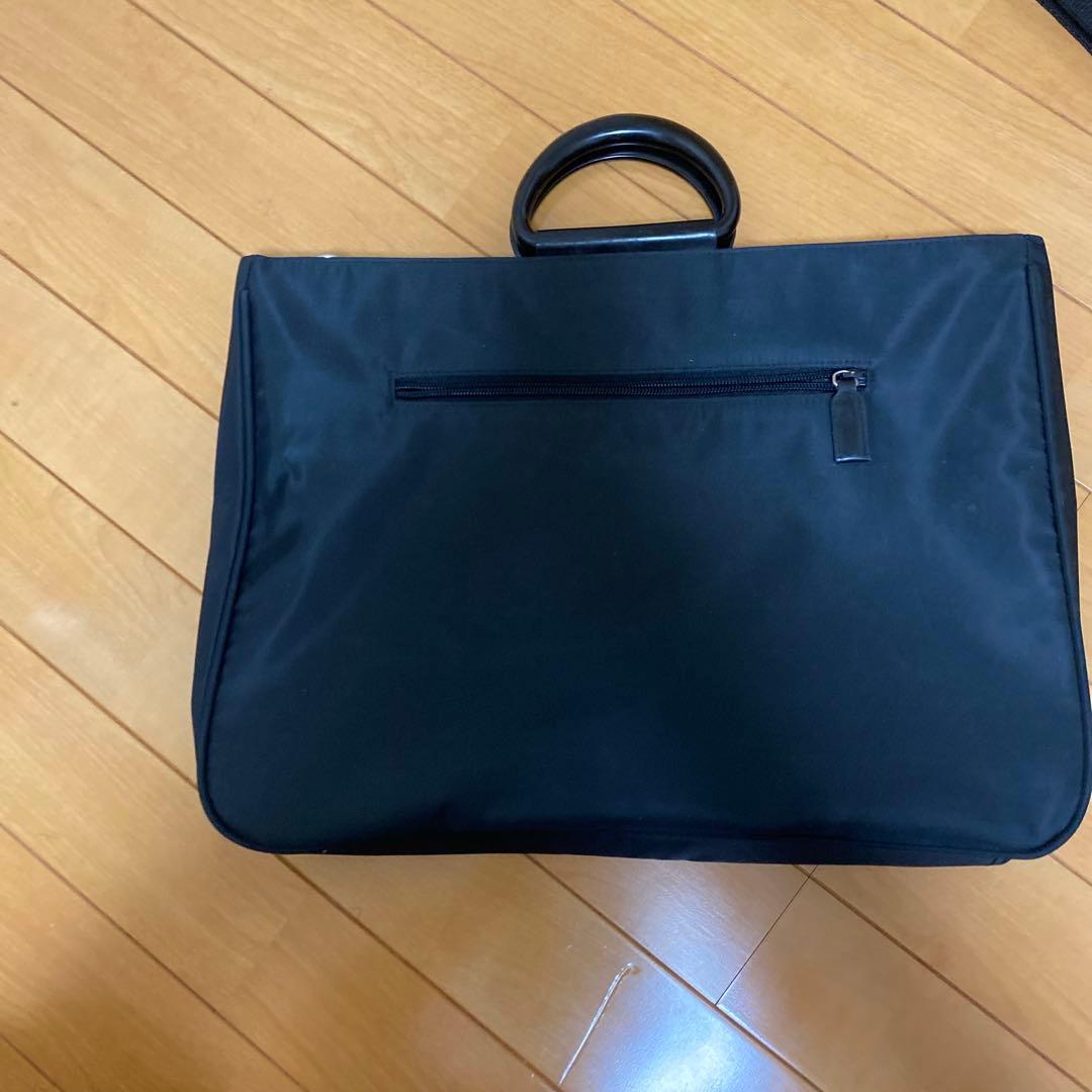 90s PRADA ブラック ビジネスバッグ old プラダ