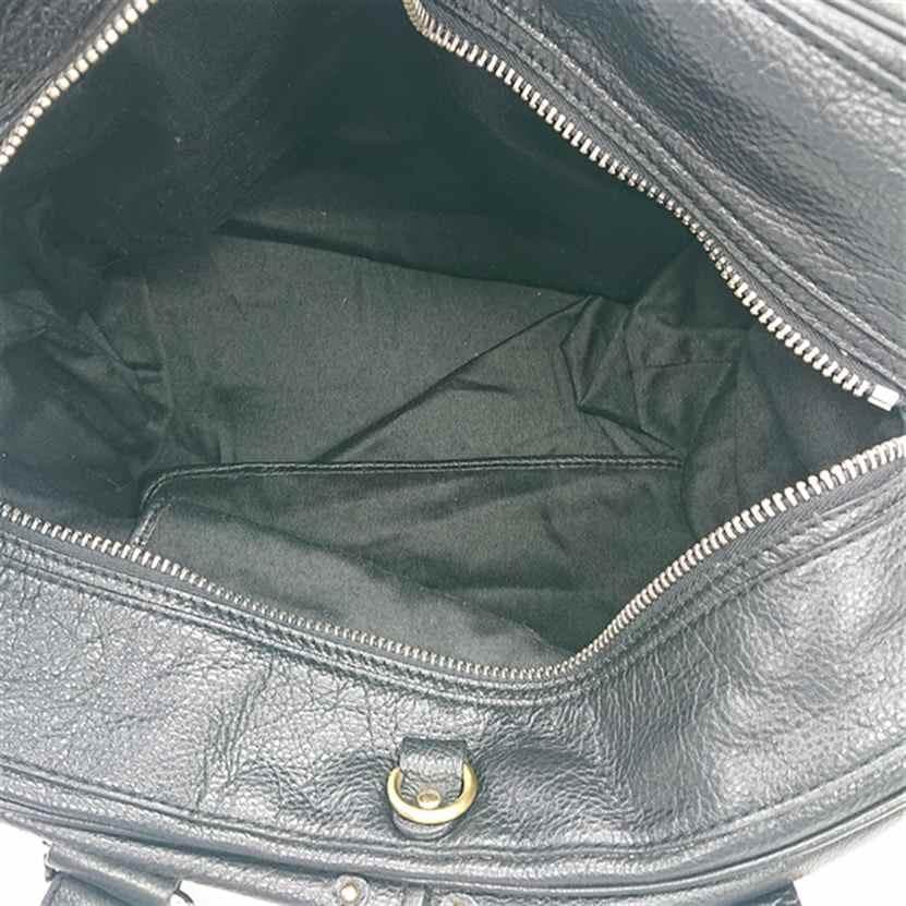 ■クロエ パディントン レザー ボストンバッグ ブラック系 イタリア製