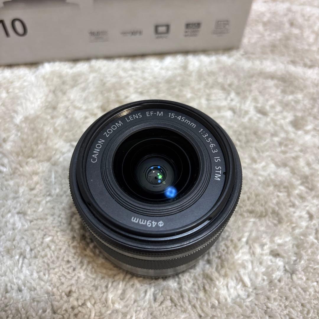 【美品】Canon EOS M10 ミラーレスカメラ 付属レンズ付き